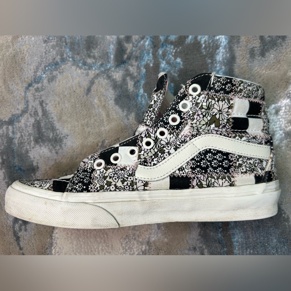 Vans Sk8hi Patchwork Floral Multi Marshmallow Col… - image 2